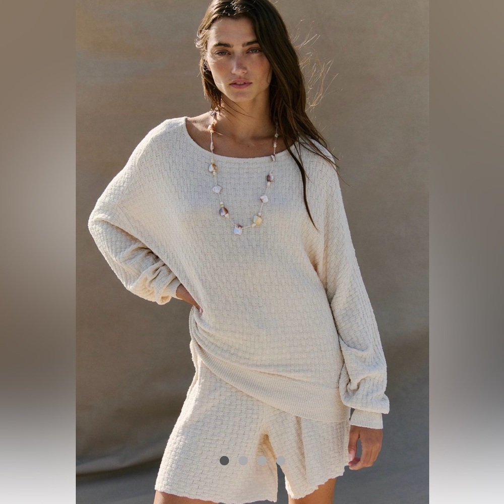 Free People Rowan Sweater Set in Tea - Sold Out Color